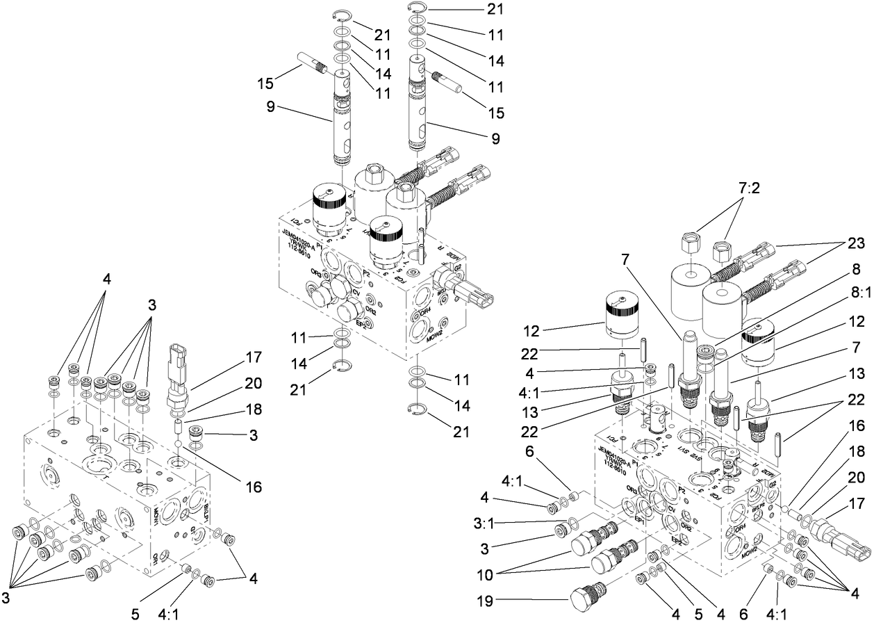 Hydraulic Manifold Assembly No. 112-6510
