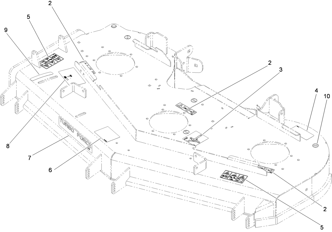 Deck Decal Assembly No. 117-3800