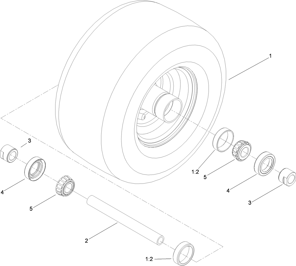 Tire and Wheel Assembly No. 103-5362