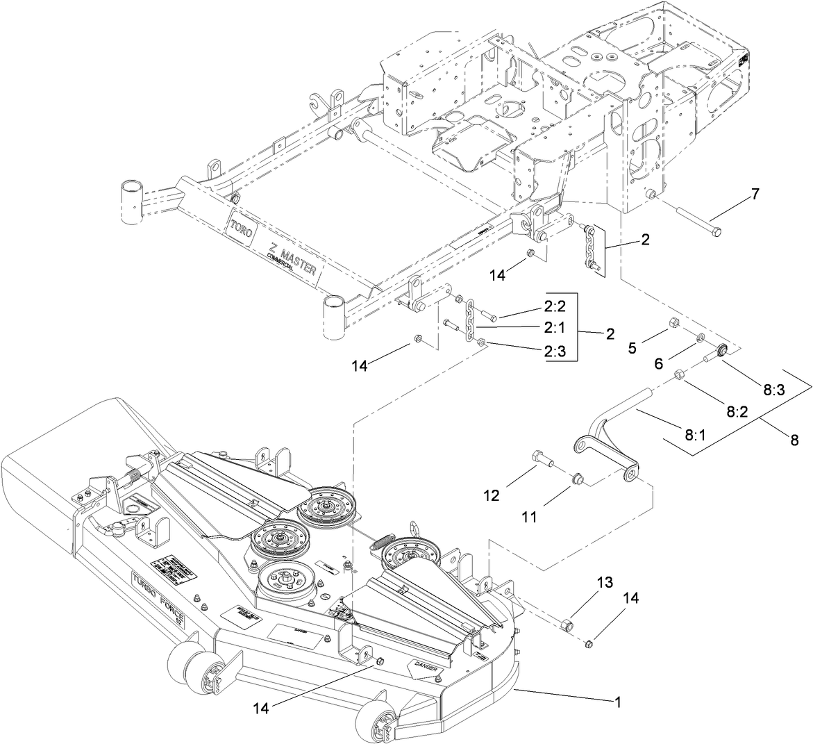 Deck Connection Assembly