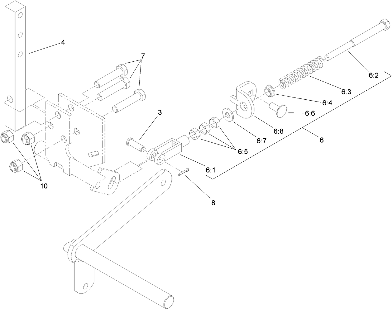RH Motion Control Assembly No.109-3911