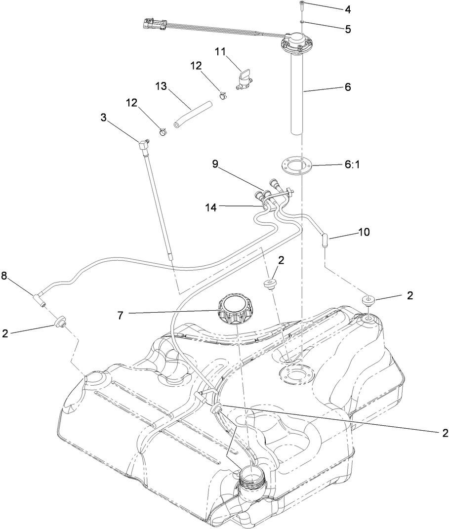 Fuel Tank Assembly No. 109-9357
