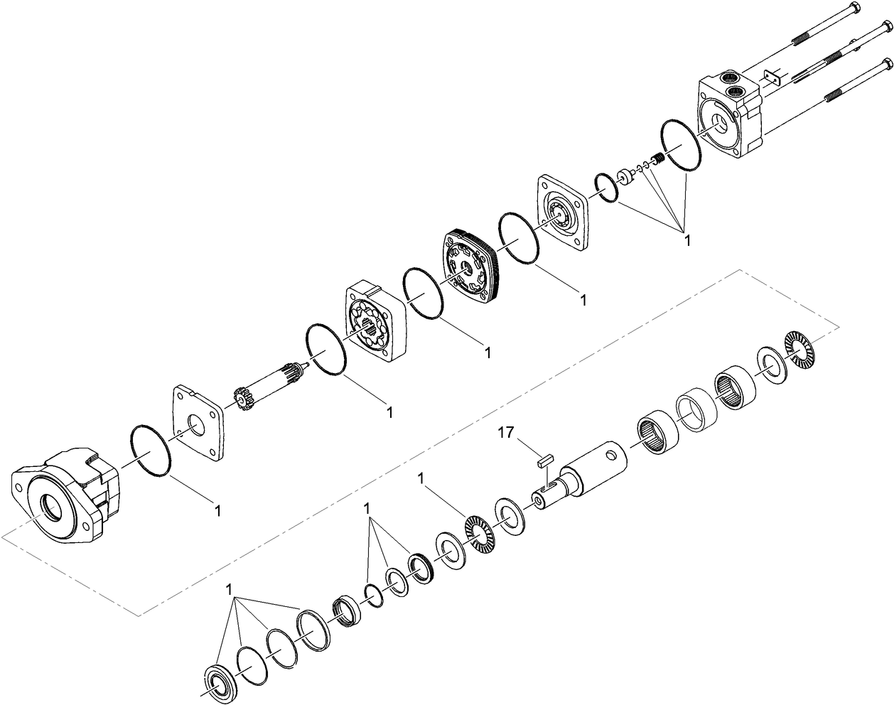 Hydraulic Motor Assembly No. 100-1459