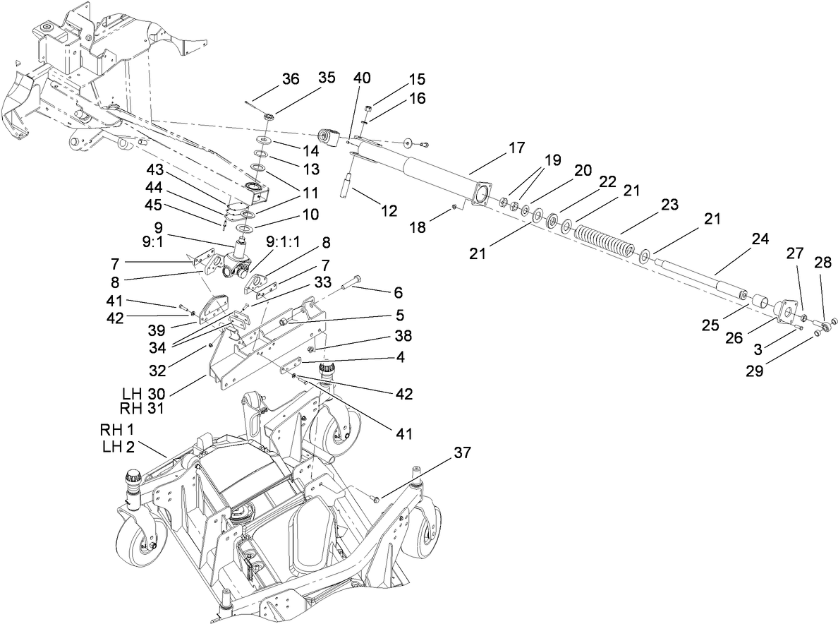 Wing Connection and Impact Arm Assembly