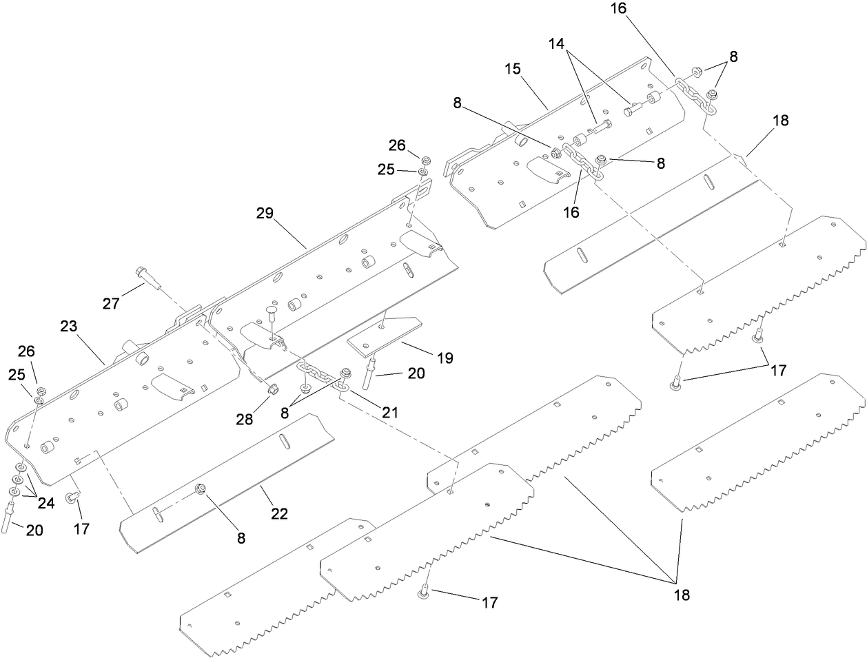 Trowel Plate Assembly