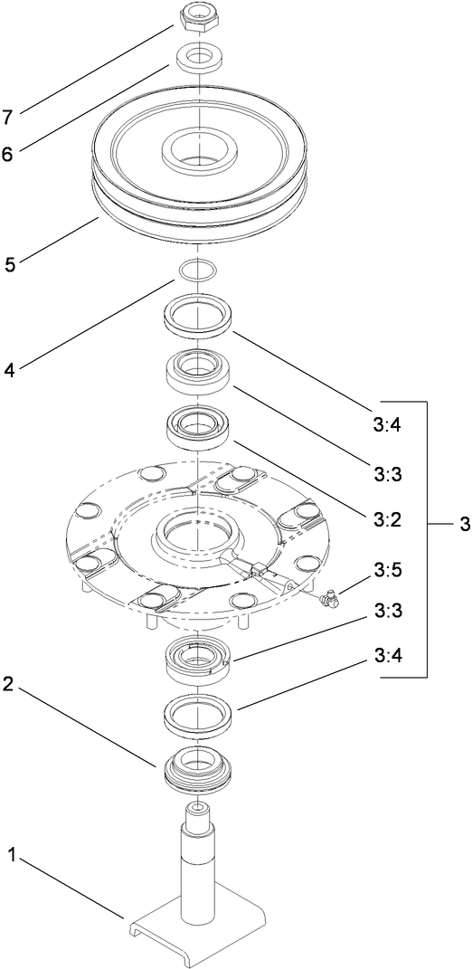 Double Driven Spindle Assembly No. 119-4548