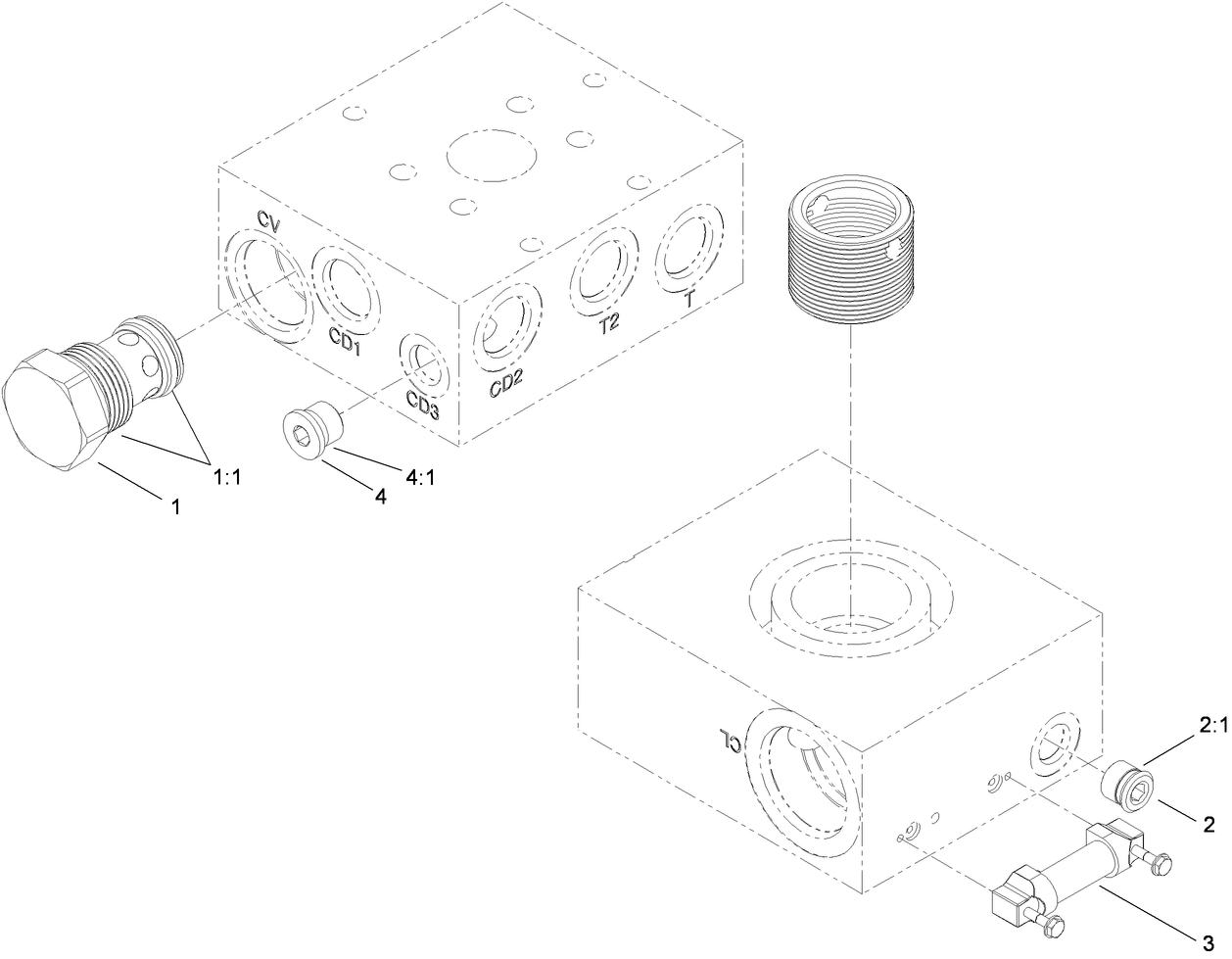 Hydraulic Filter Manifold Assembly No. 117-5463