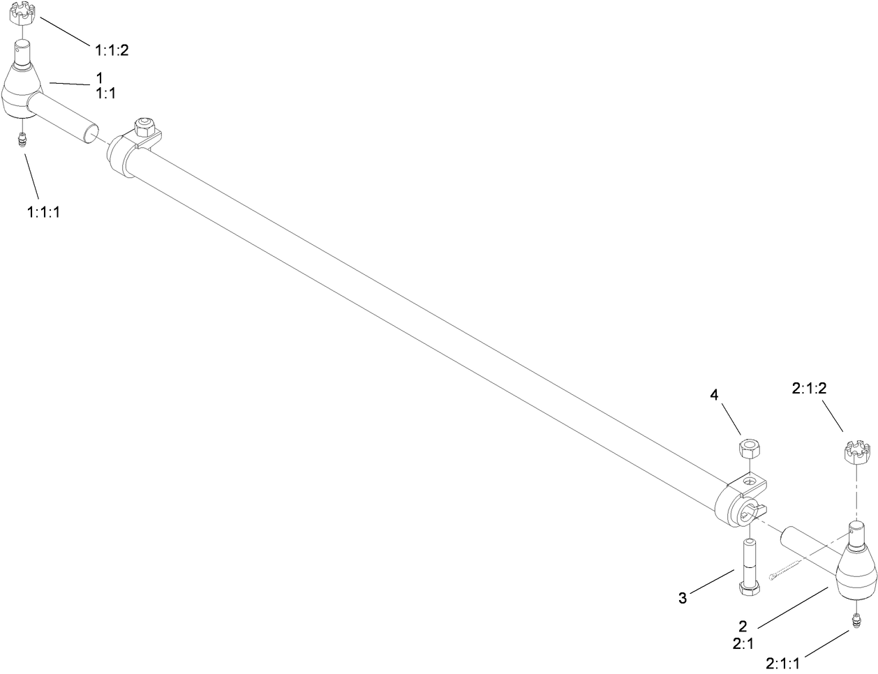 Tie Rod Assembly No. 110-6049-03