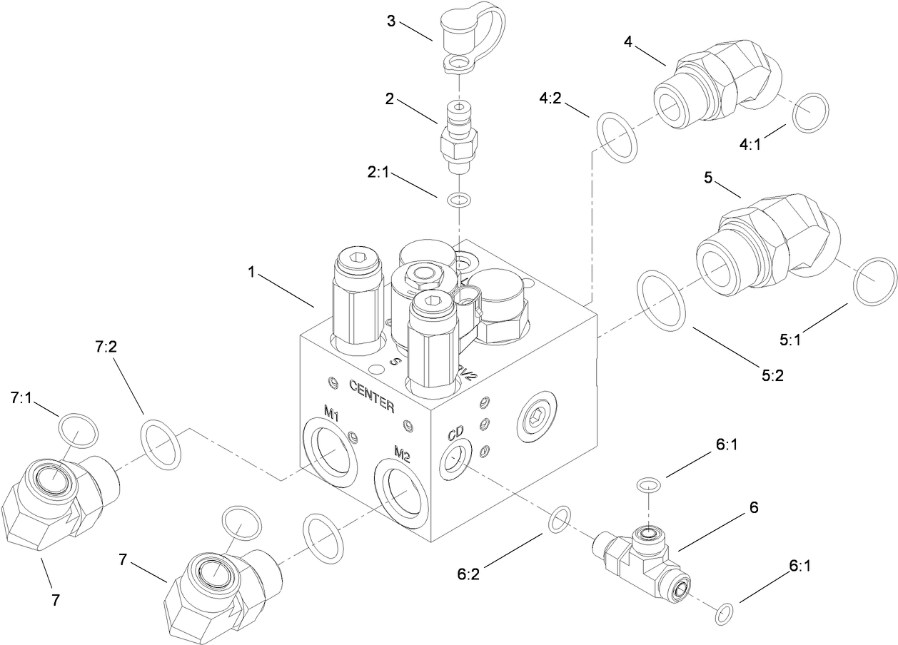 Front PTO Valve Assembly