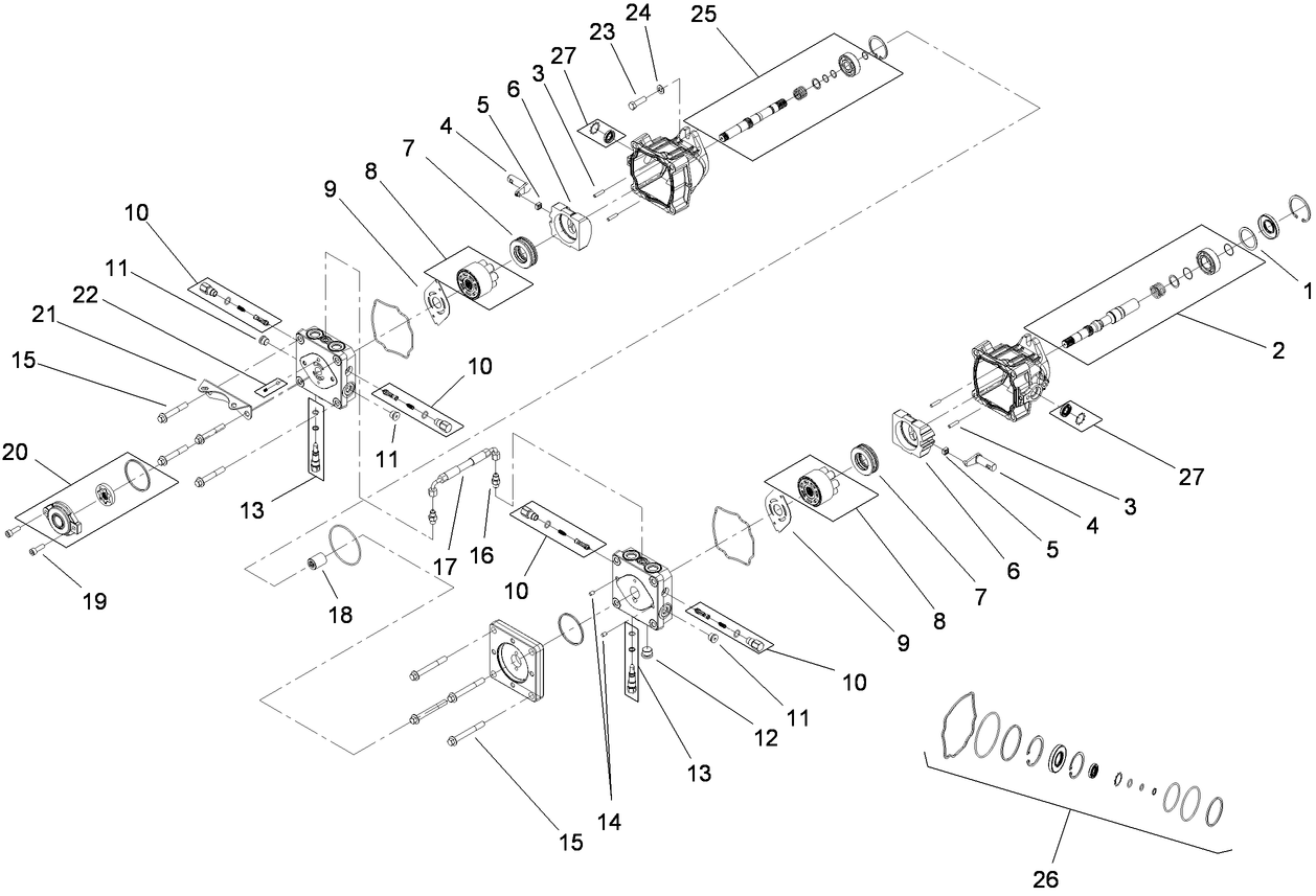 Tandem Pump Assembly No. 107-9885