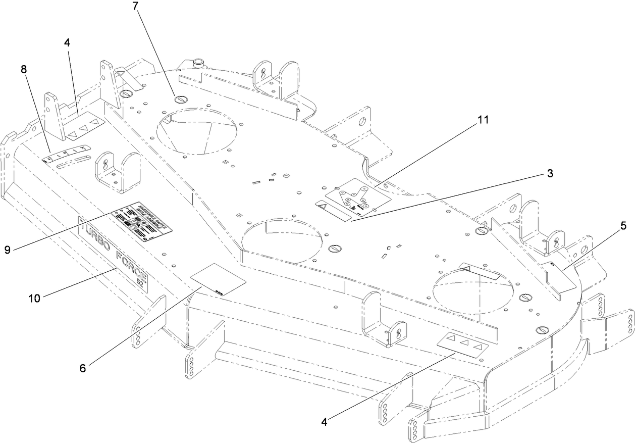 Deck Decal Assembly No. 114-4487