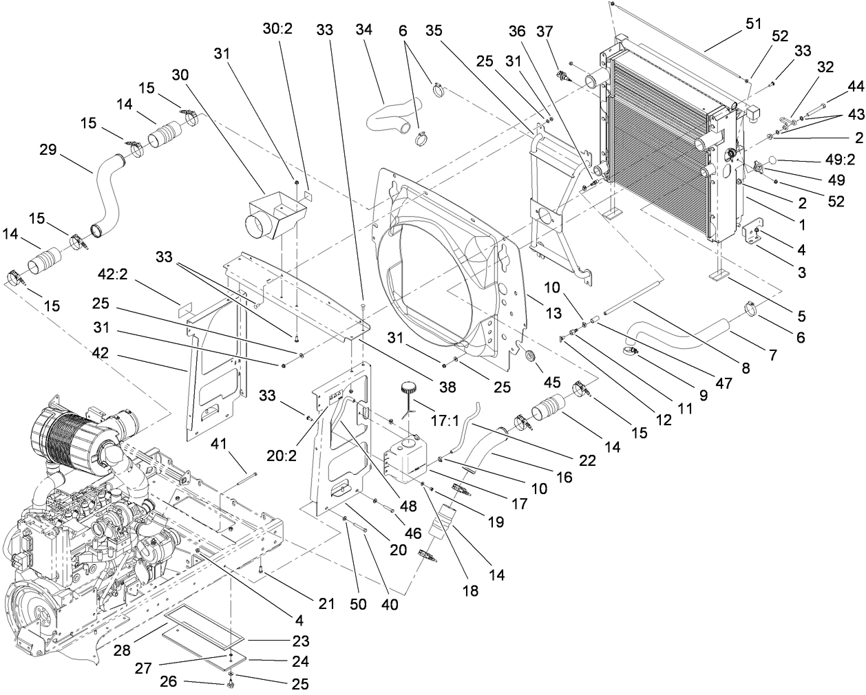 Radiator and Fan Shroud Assembly