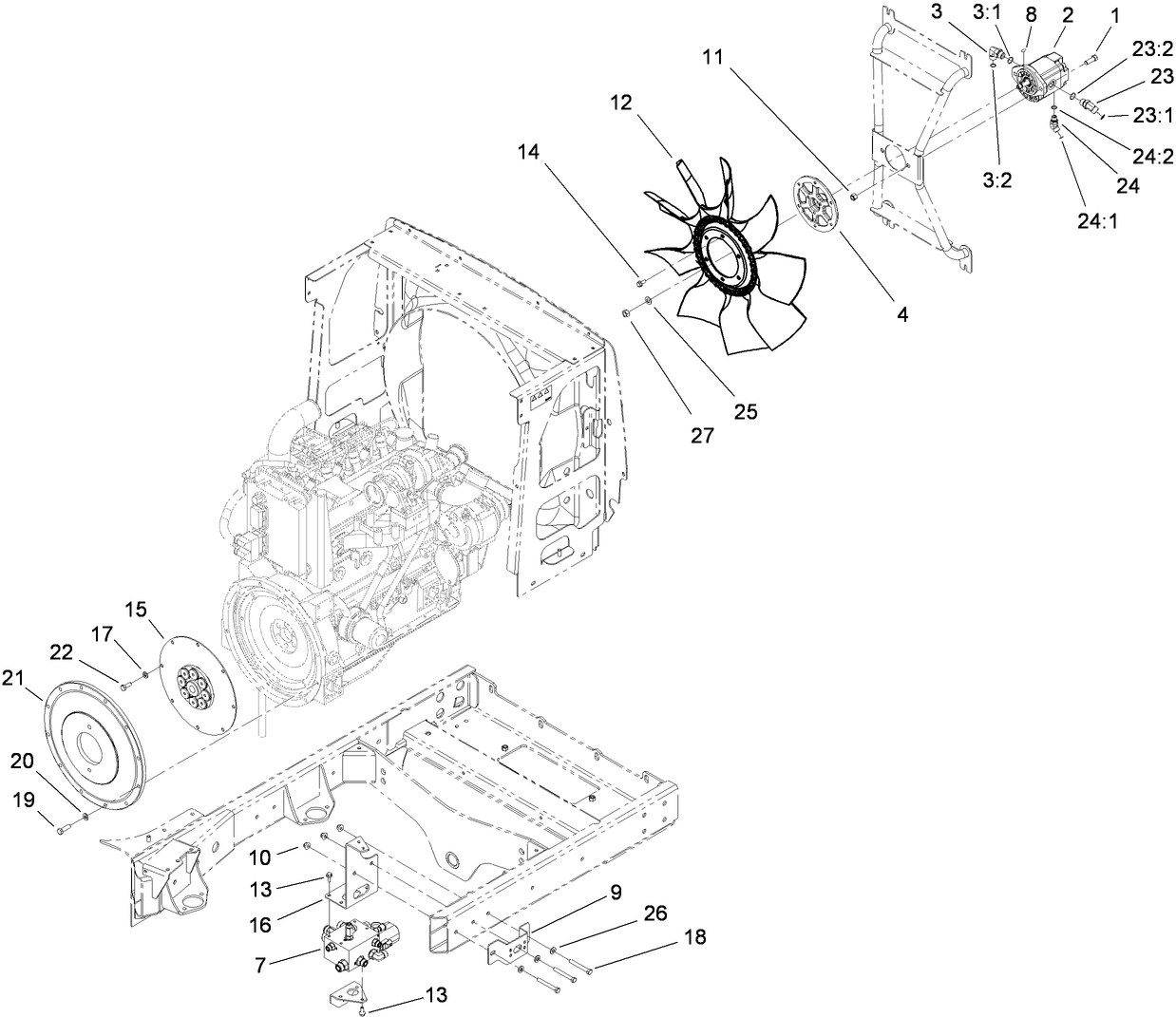 Fan and Coupling Assembly