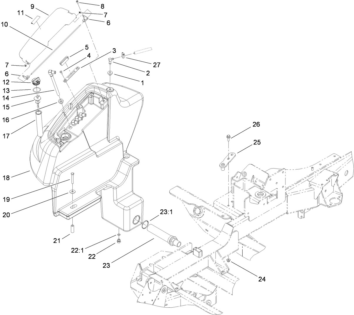 Hydraulic Tank Assembly