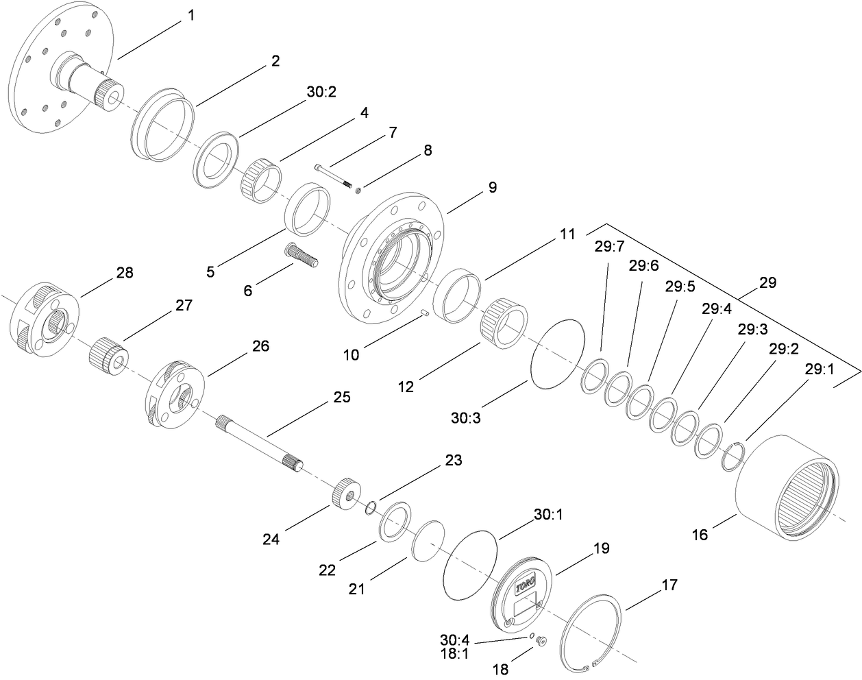Planetary Assembly No. 105-4500
