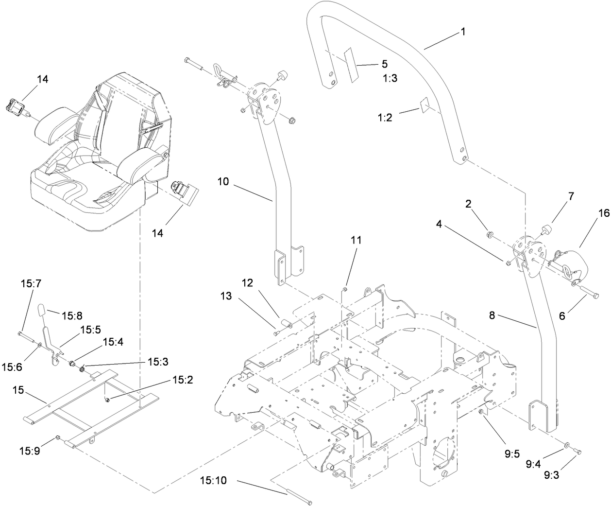 Roll-Over Protection System Assembly No. 117-3866