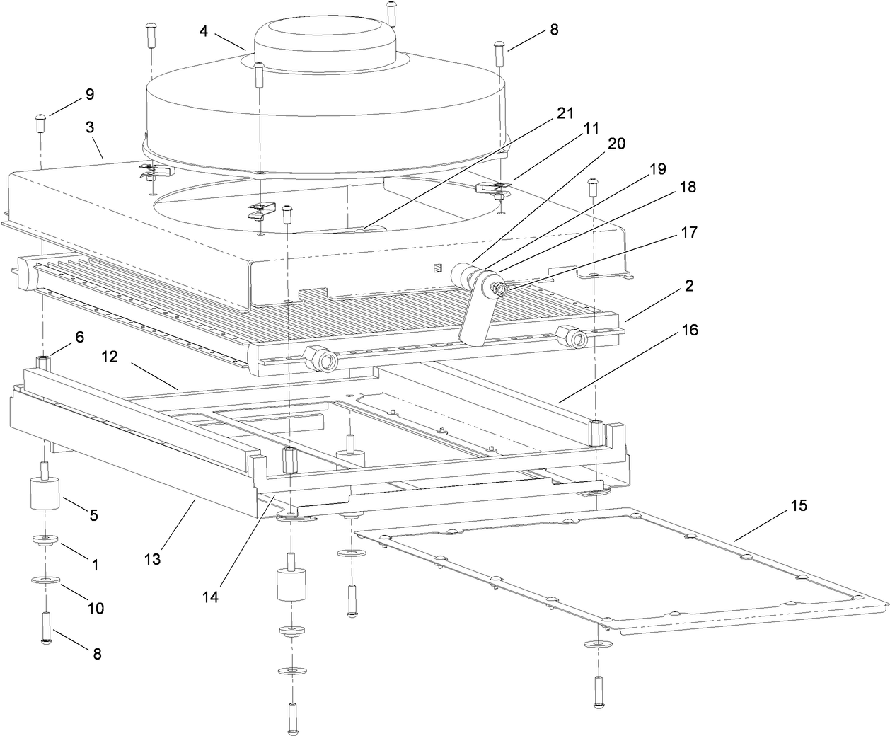 Condenser Cab Assembly