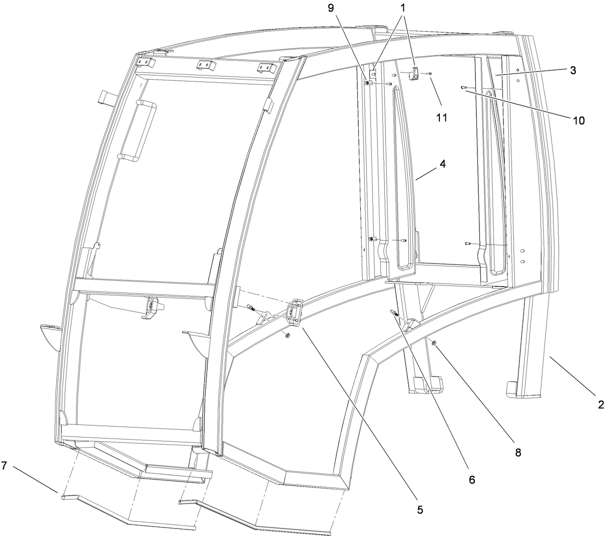 Shielding Component Cab Assembly