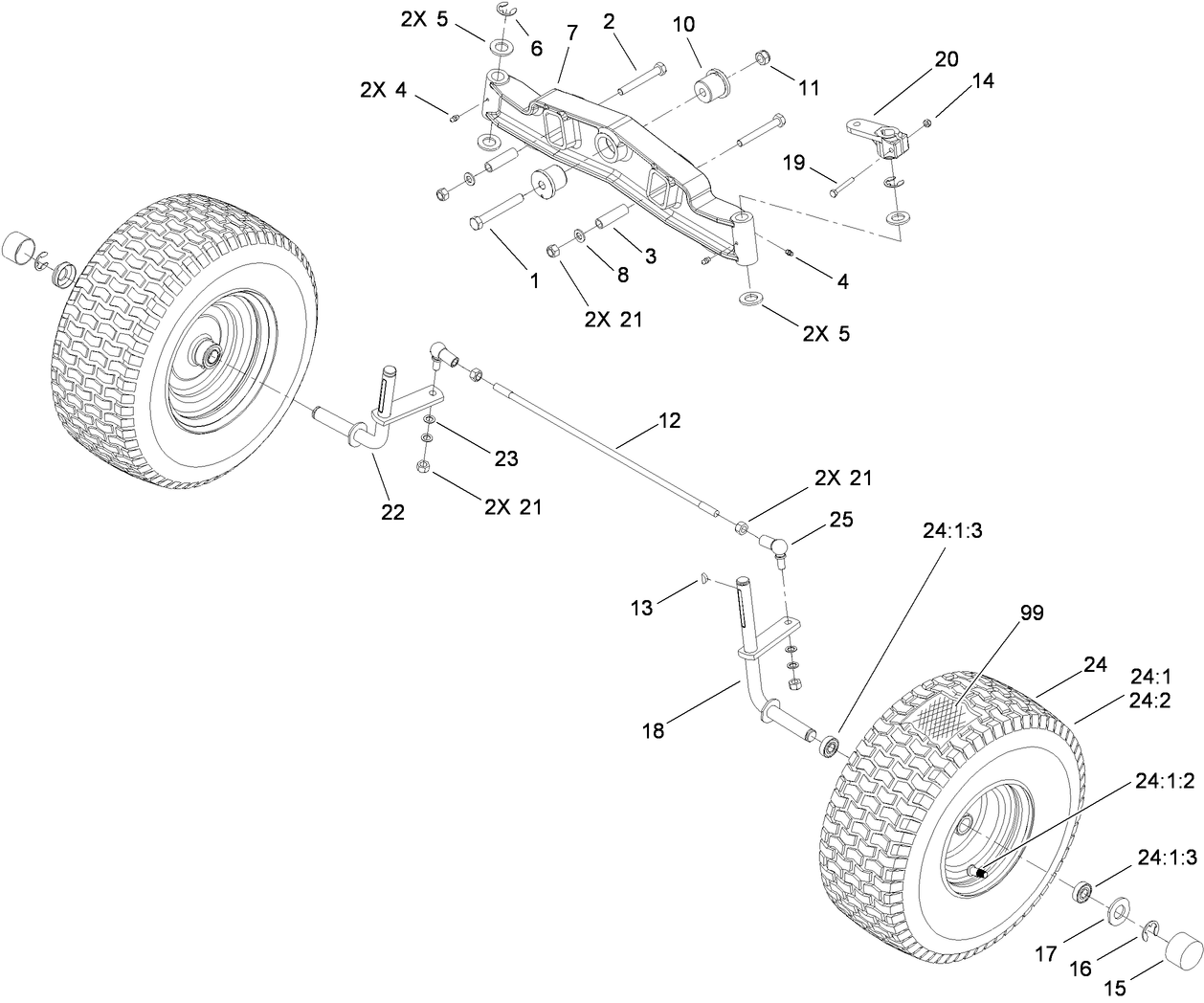 Front Axle Assembly