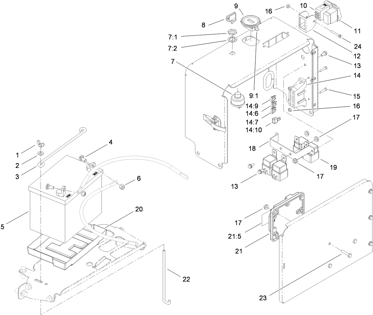 Console Electronics Assembly