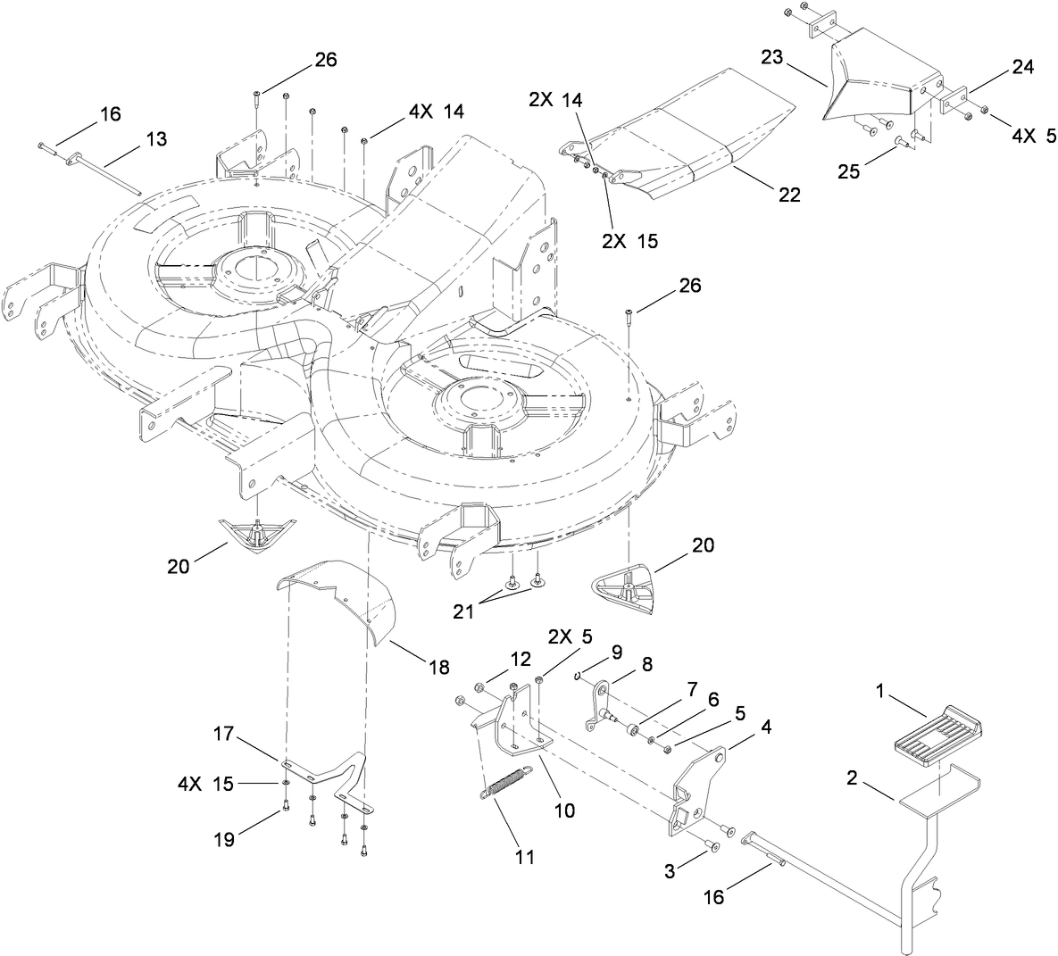 Cutting Pan and Bag on Demand Assembly