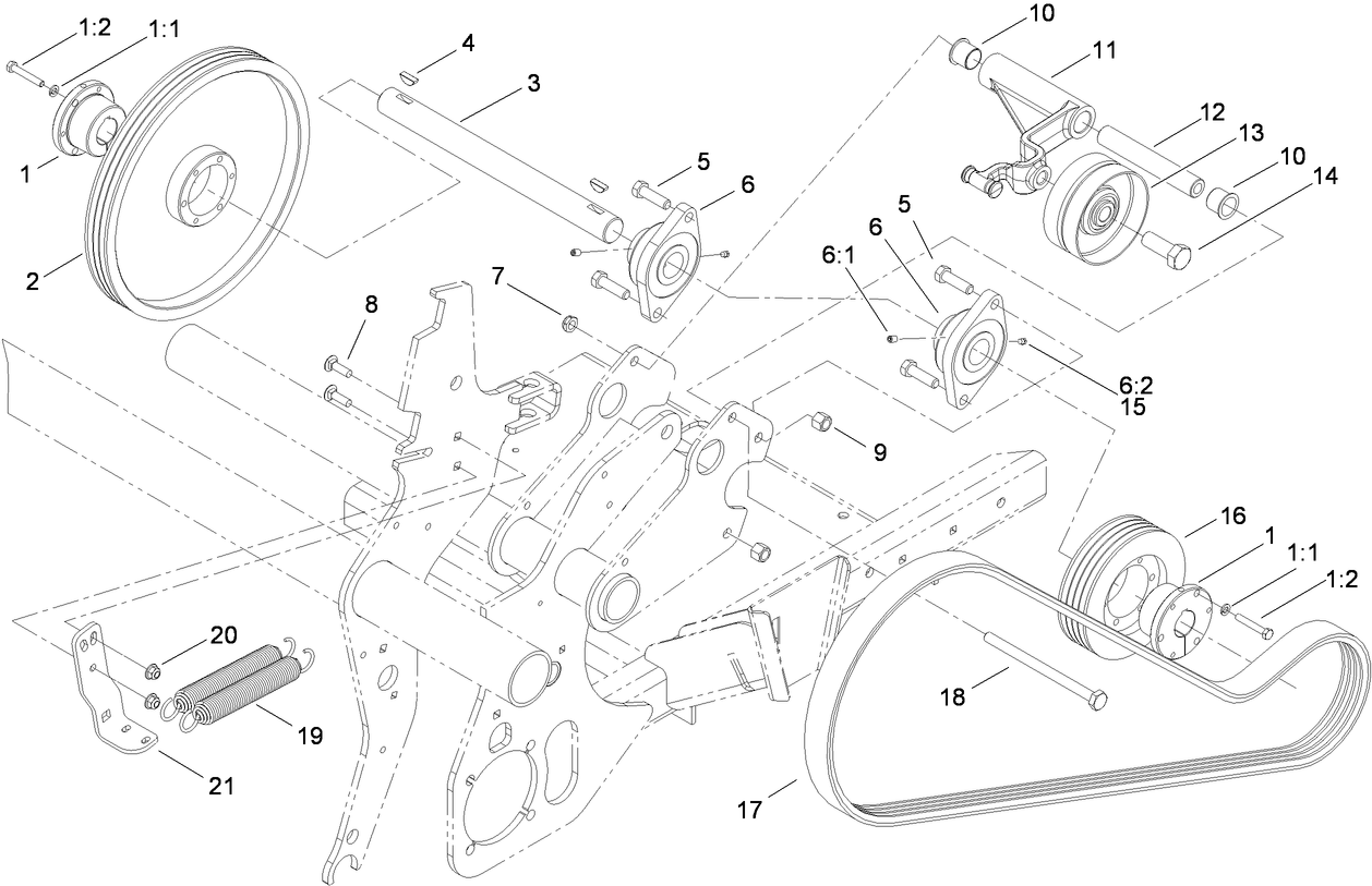 Secondary Belt Drive Assembly