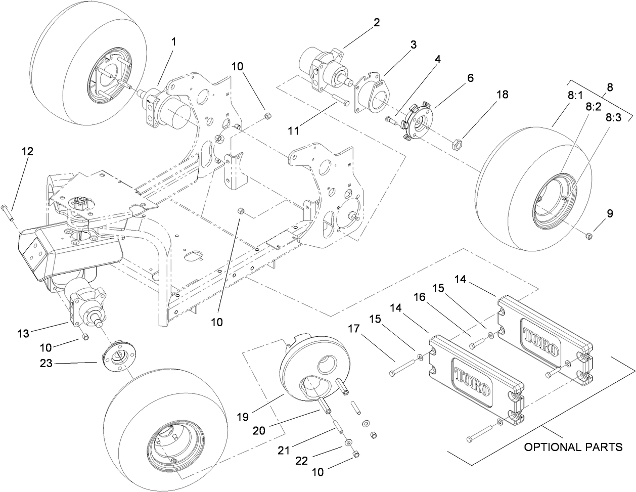 Wheel and Motor Assembly