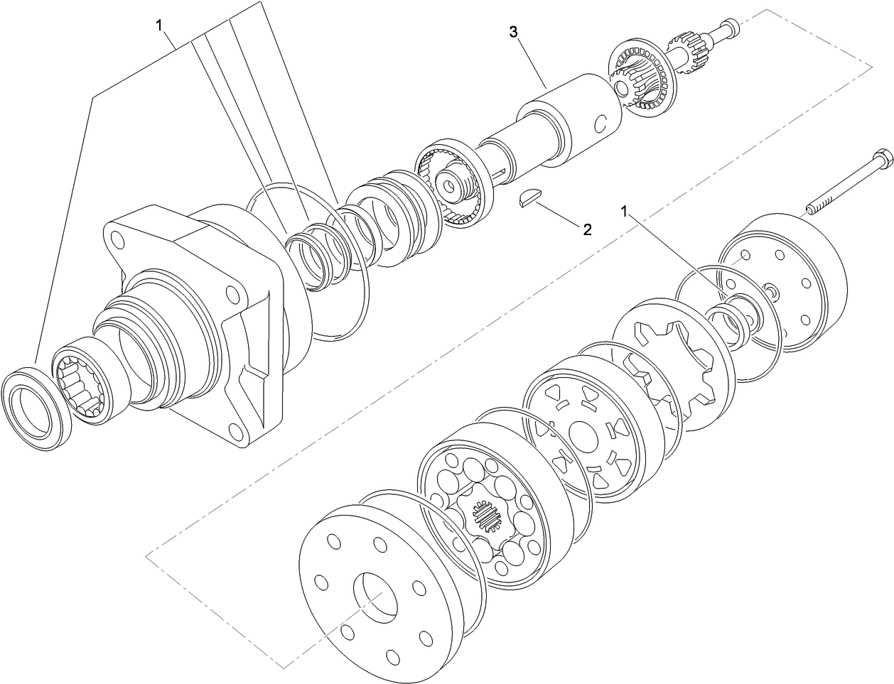 Hydraulic Motor Assembly No. 104-8470