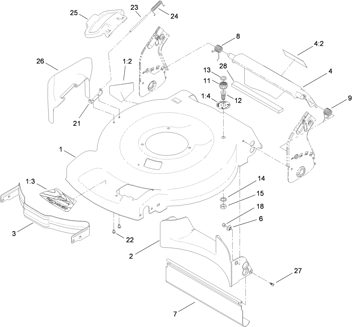 Housing and Rear Door Assembly
