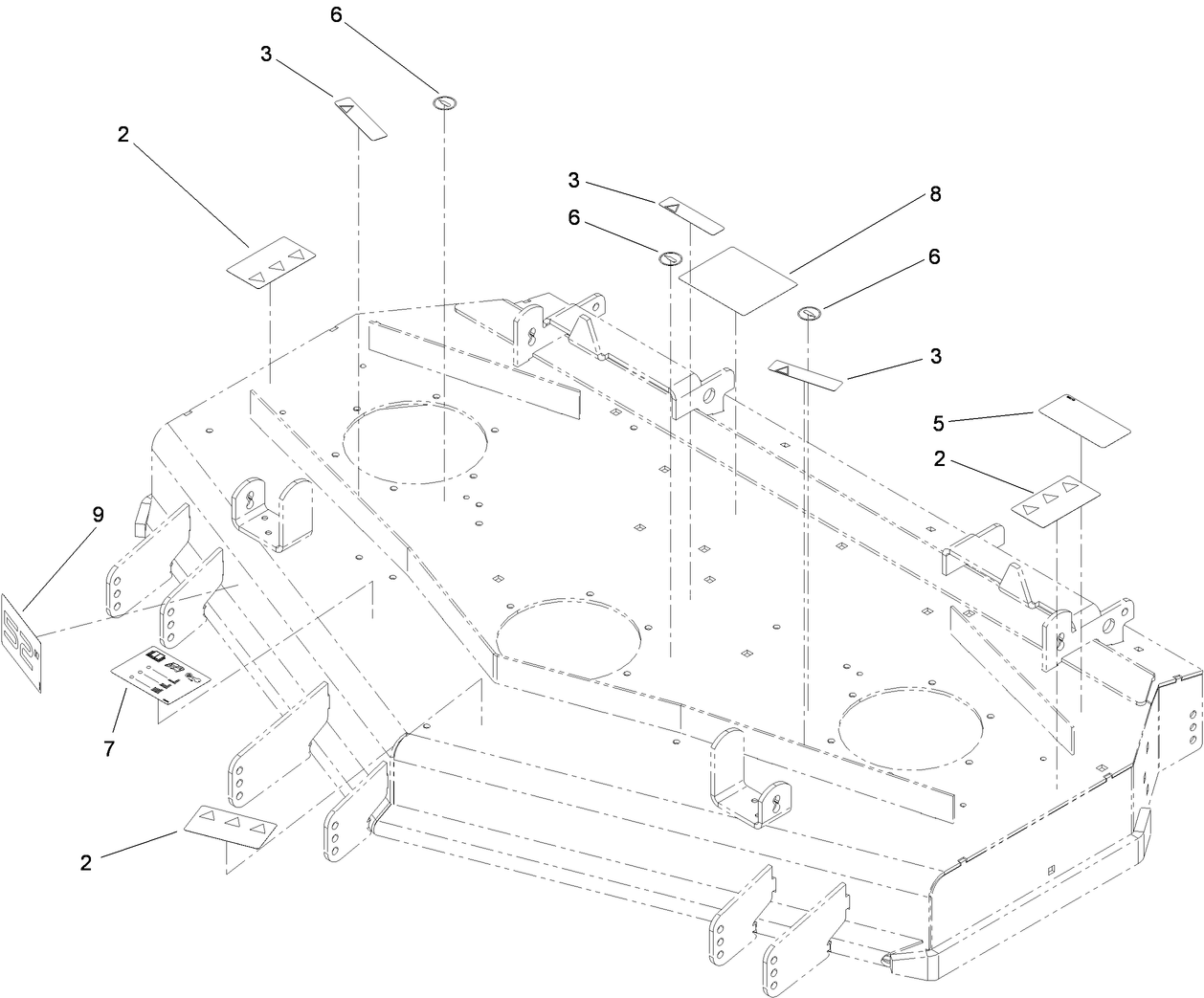 Deck Decal Assembly No. 114-4491