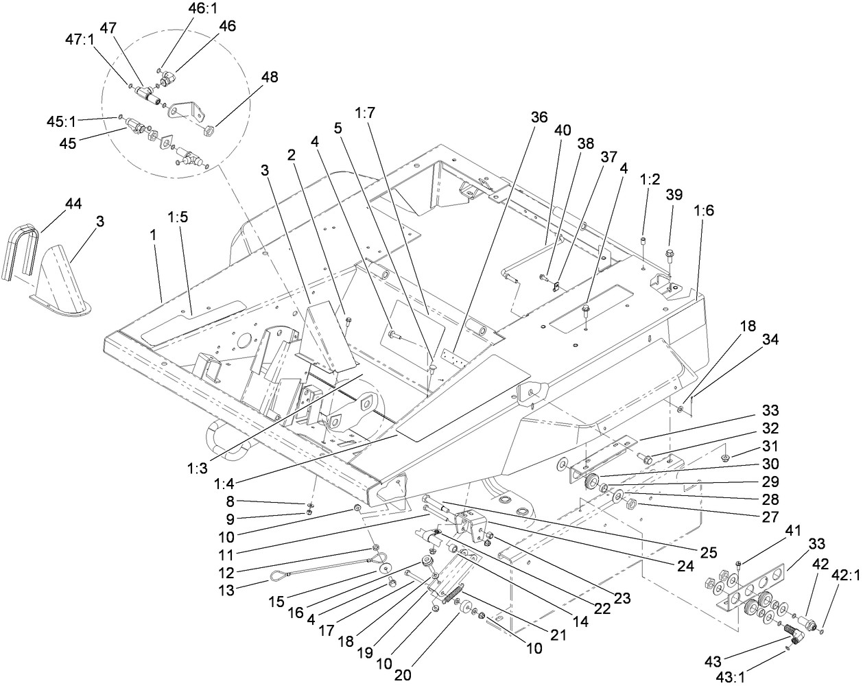 Platform and Seat Base Assembly