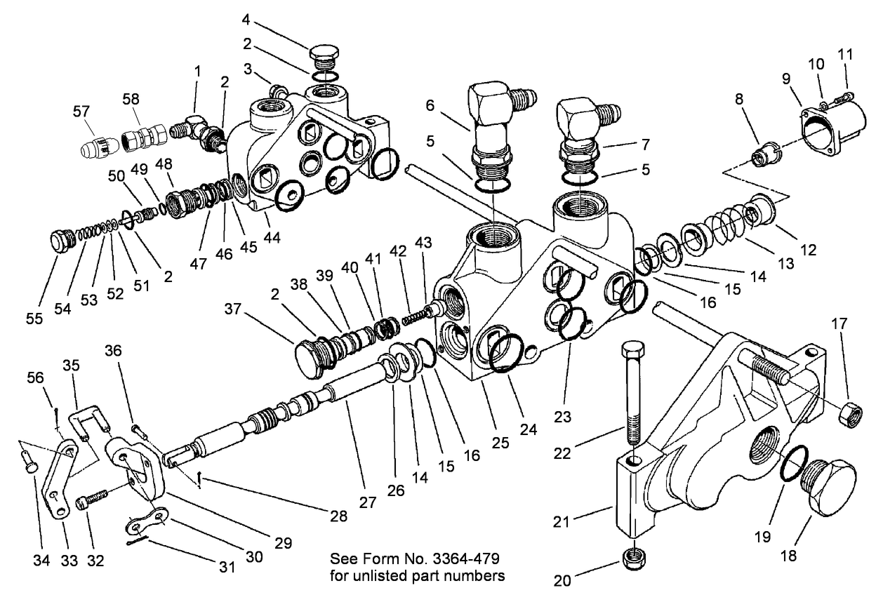 Hydraulic Valve Assembly No. 63-8510
