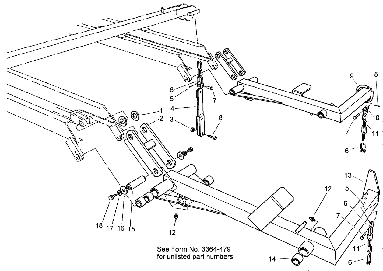 Lift Arm Assembly No. 6 and 7