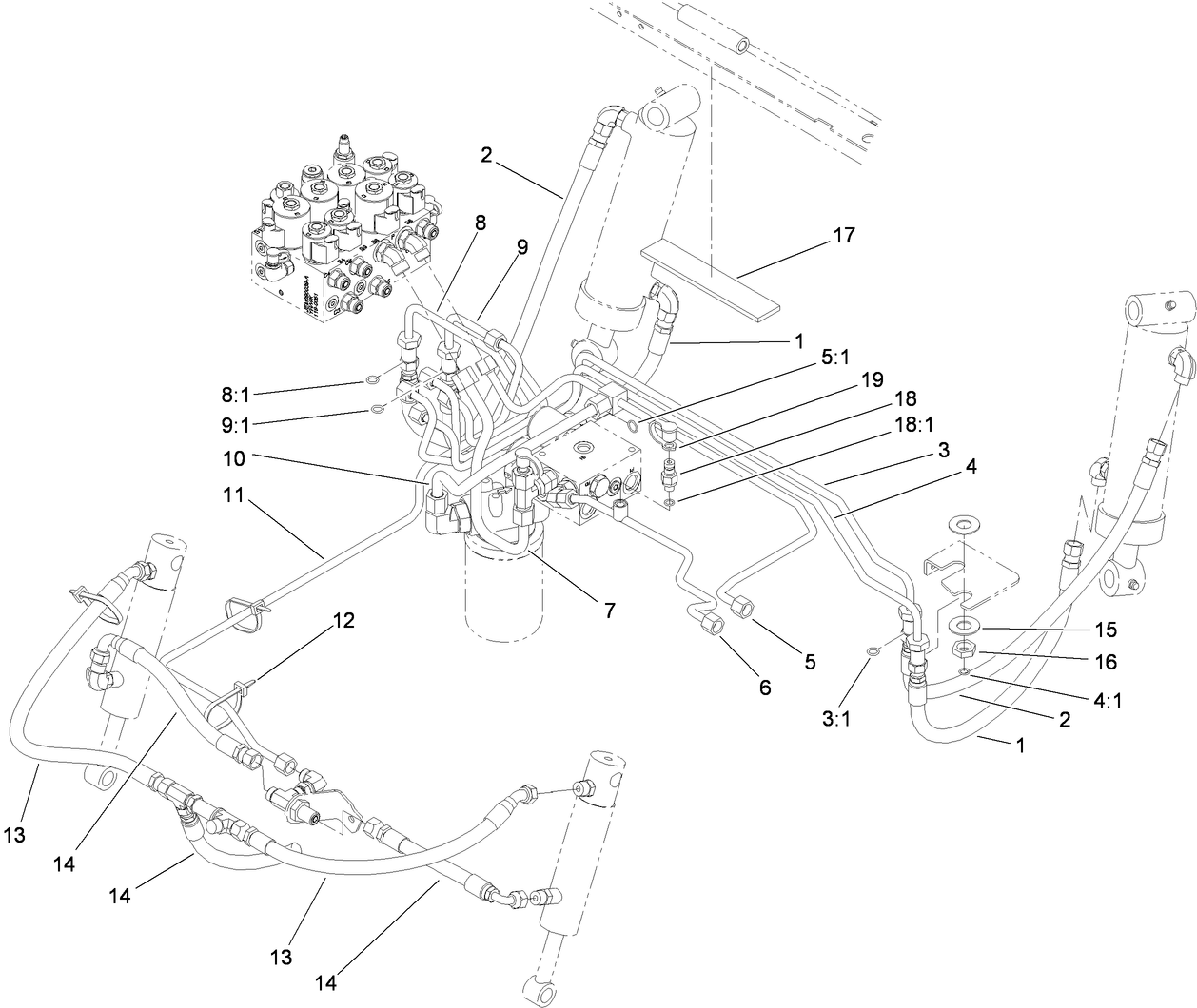 Lift Arm Hydraulic Assembly