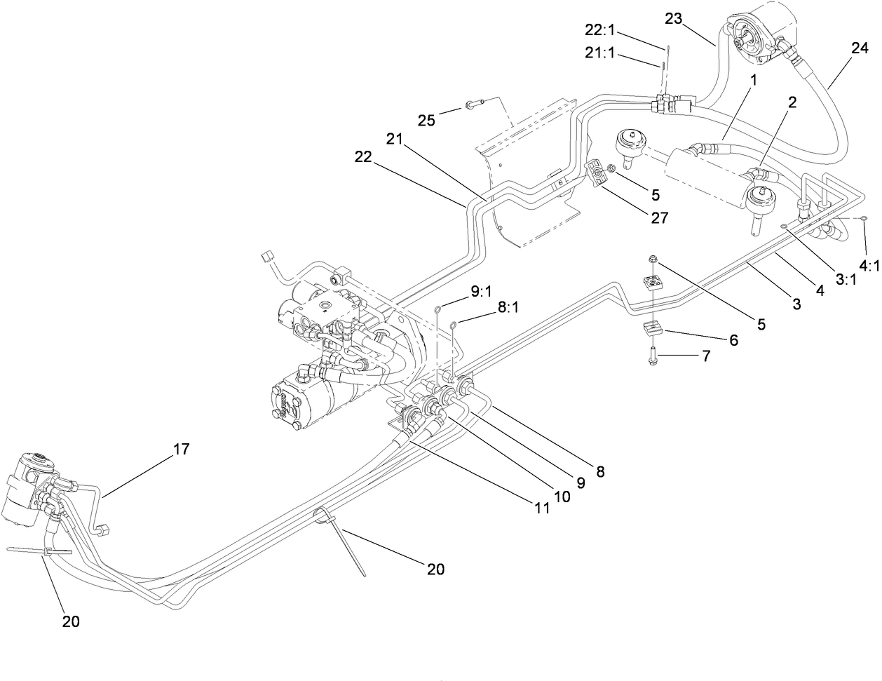 Steering Hydraulic Assembly