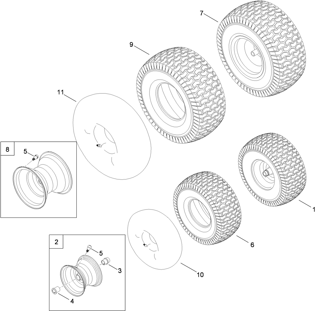 Wheel and Tire Assembly