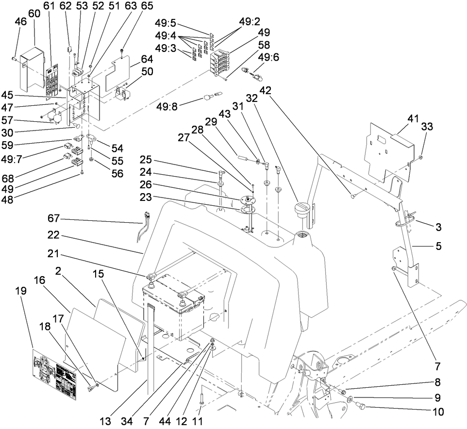 Fuel Tank and Support Assembly