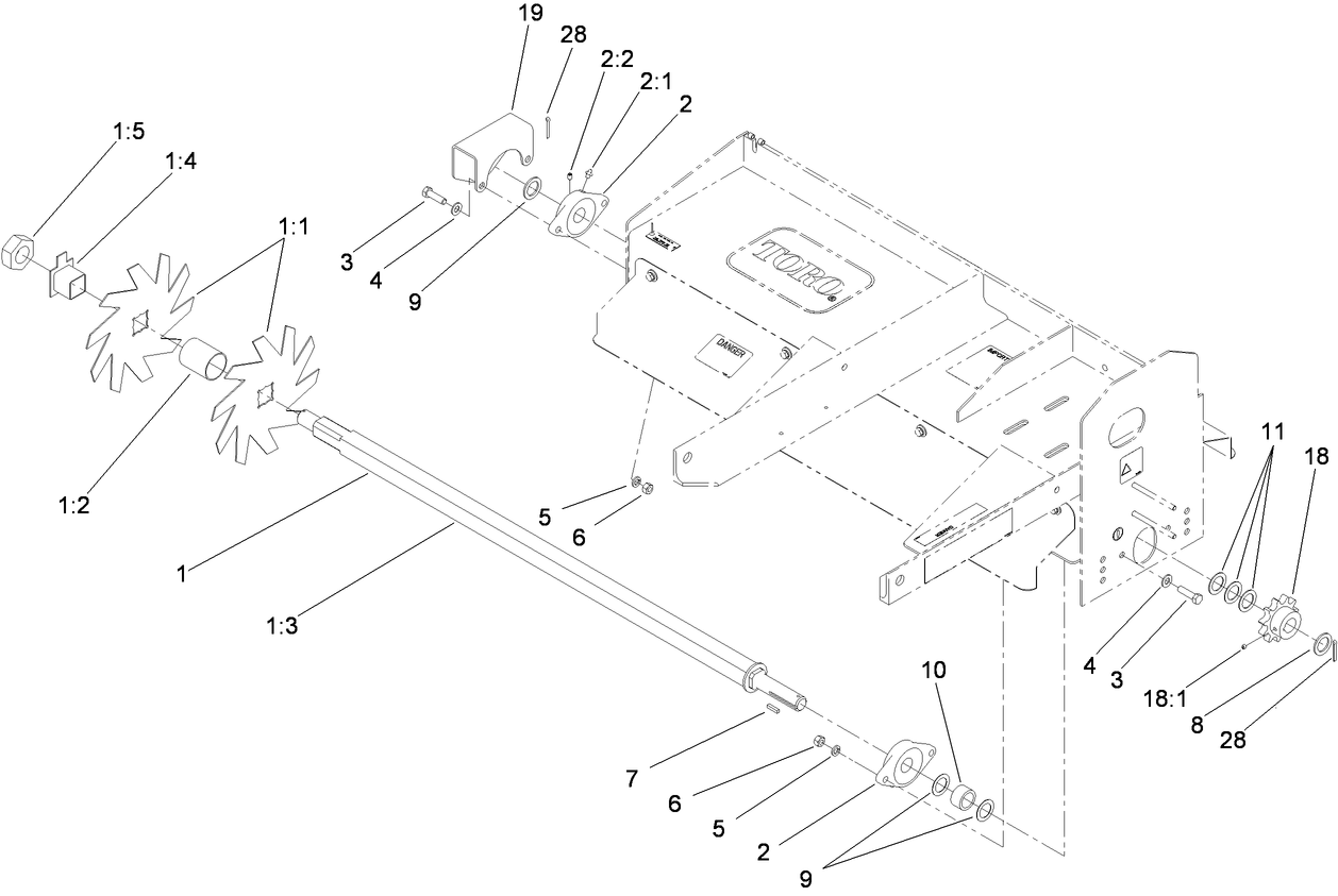 Blade Shaft Assembly