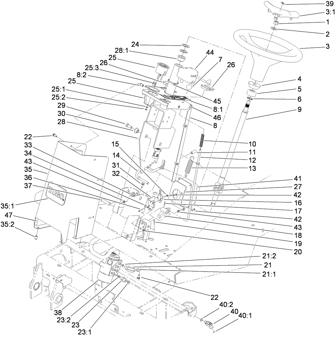 Steering Tower Assembly