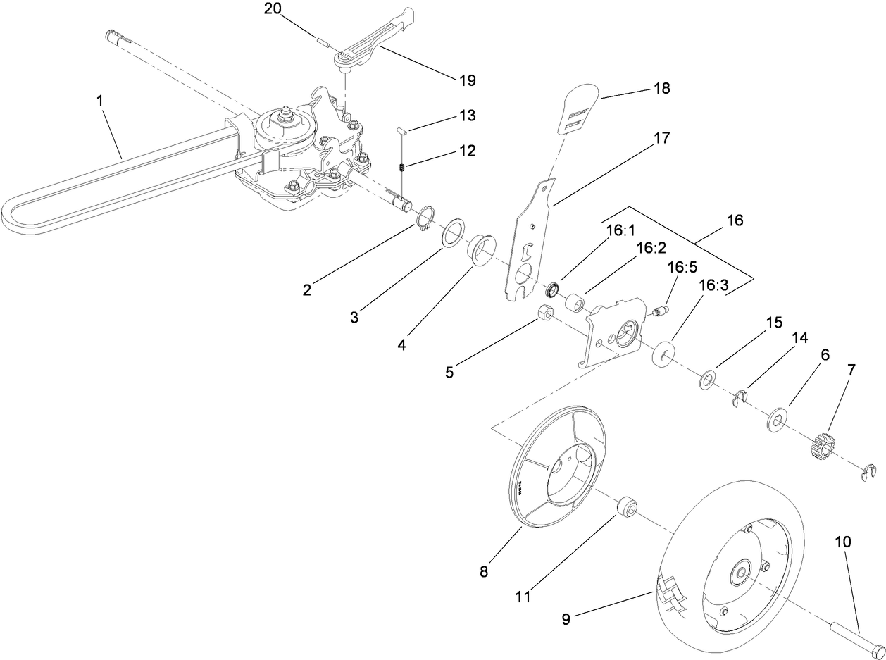 Rear Drive and Wheel Assembly