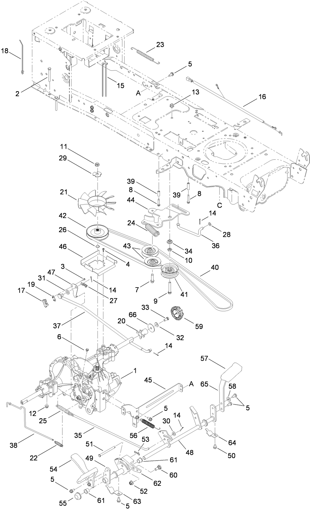Transmission, Belt and Drive Assembly