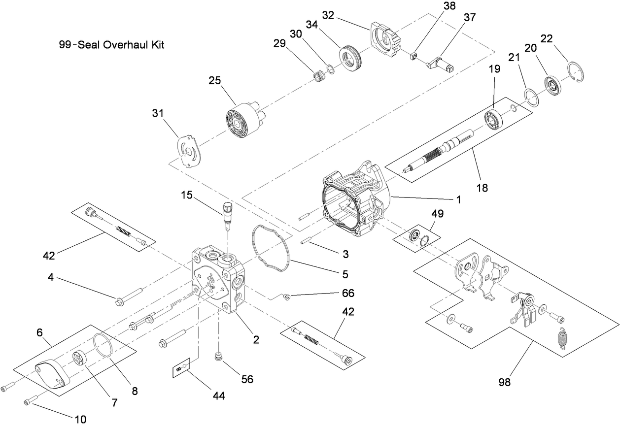 Hydraulic Pump Assembly No. 115-4480