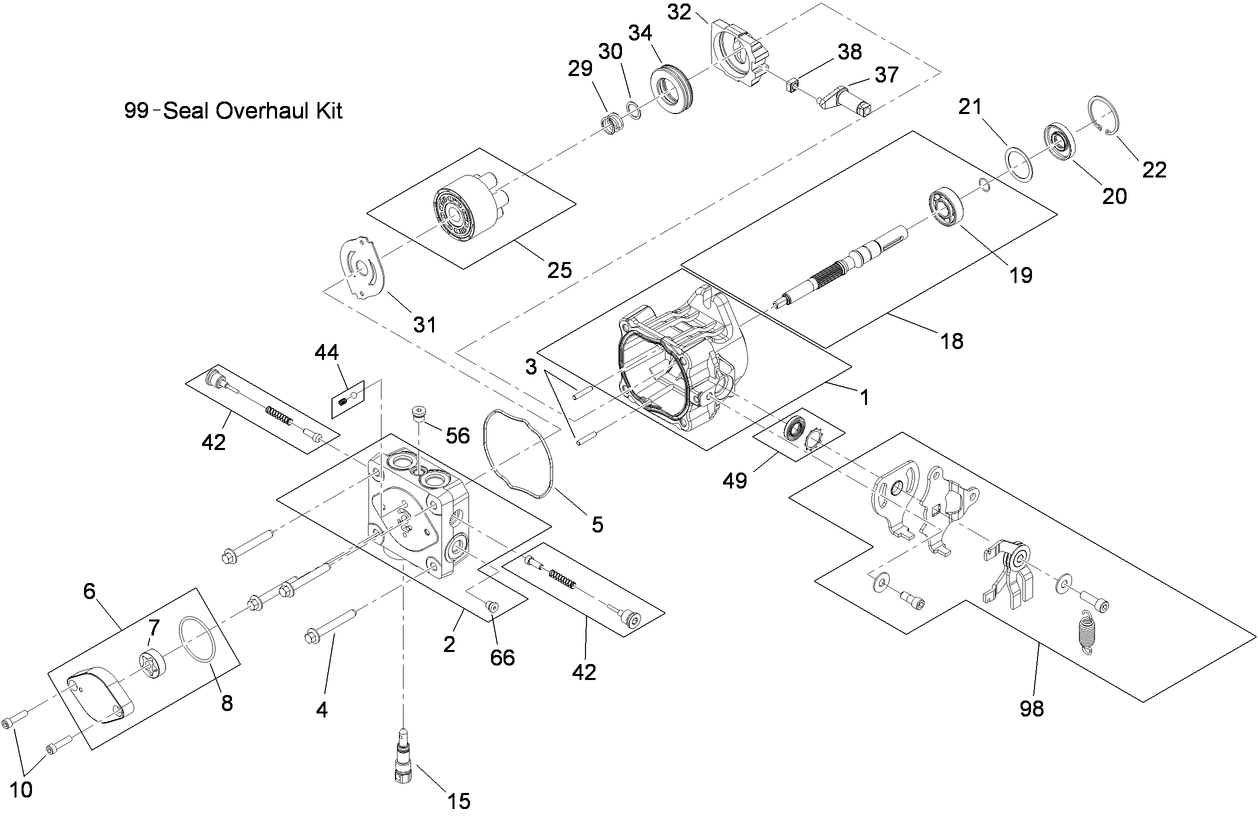 Hydraulic Pump Assembly No. 115-4481
