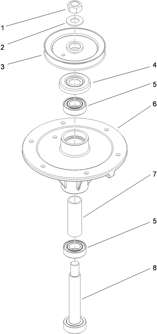 Spindle Assembly No. 110-0728