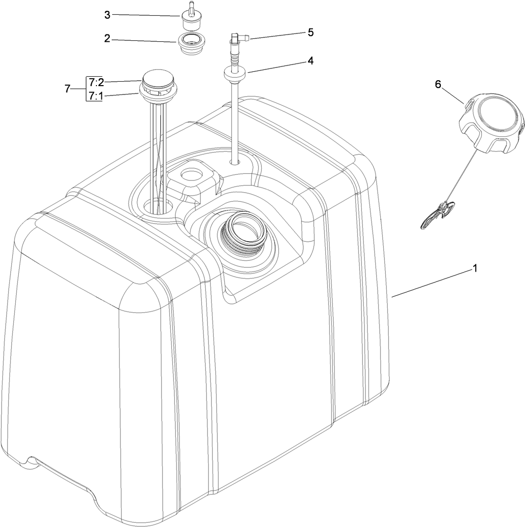 Fuel Tank Assembly No. 117-8454