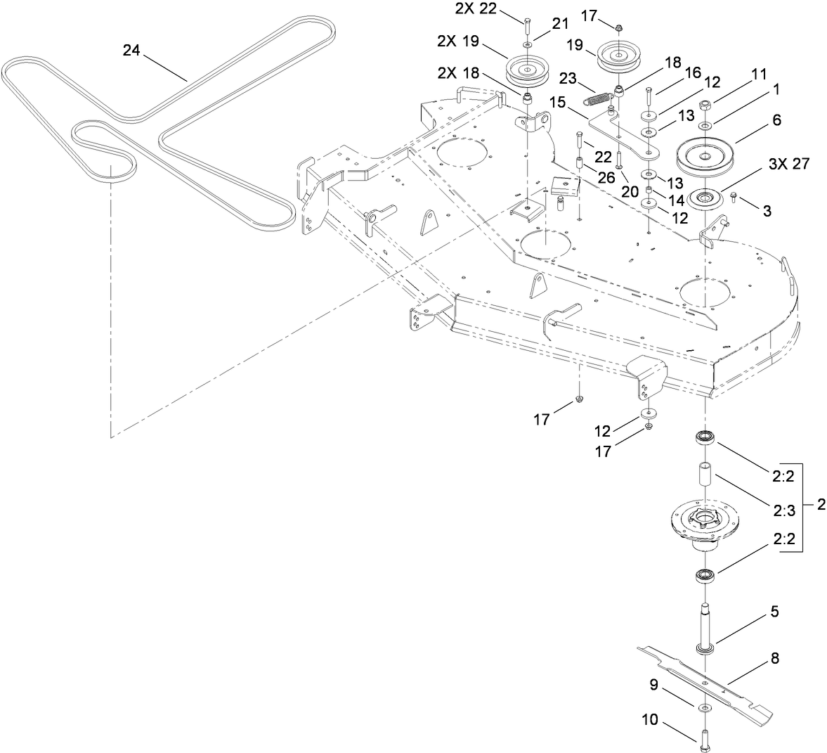 Parts – TITAN ZX6050 Zero-Turn-Radius Riding Mower | Toro