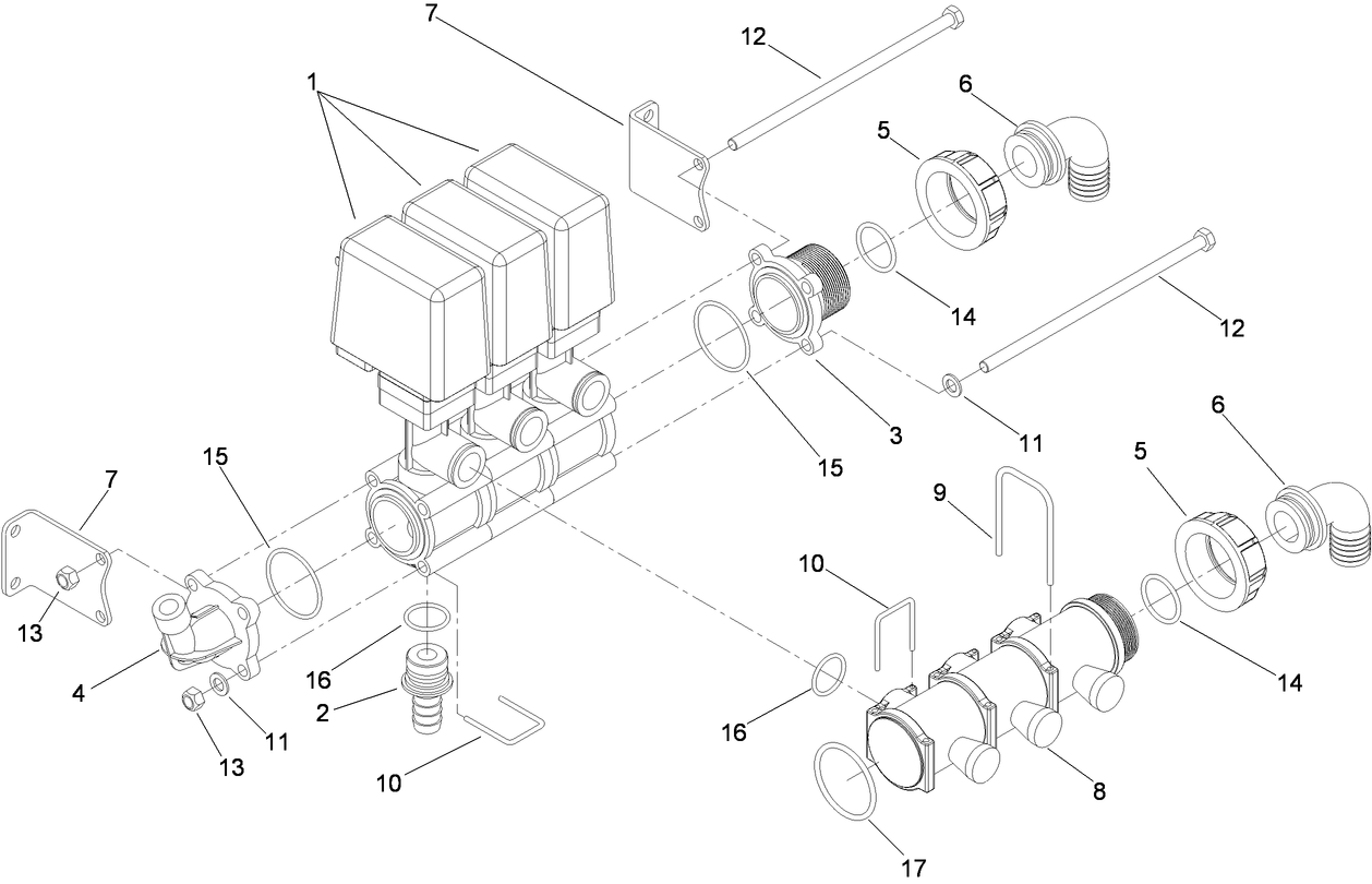 Boom Valve Manifold Assembly No. 119-0532