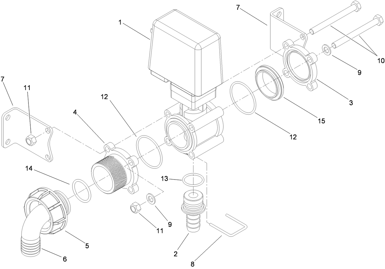 Agitation Valve Assembly No. 117-7972