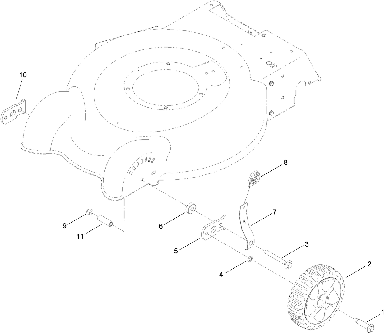 Front Axle and Height-of-Cut Assembly