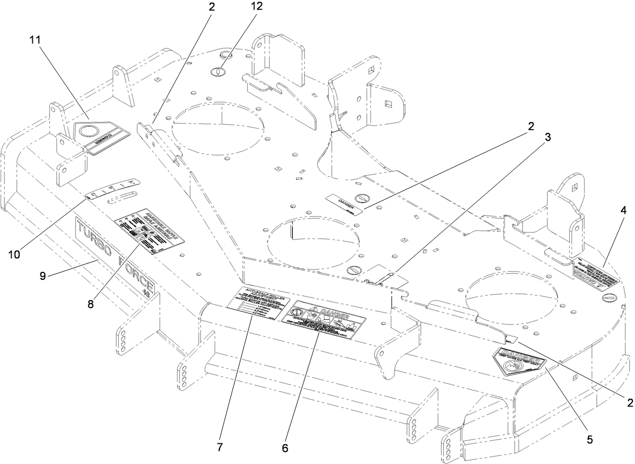 Deck Decal Assembly No. 112-4185